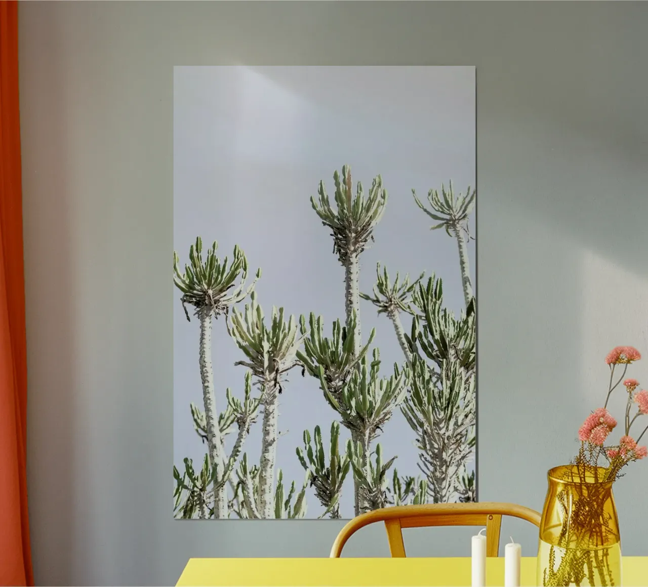 Tankwa Euphorbia 2 poster con telaio in legno da Shot By Clint