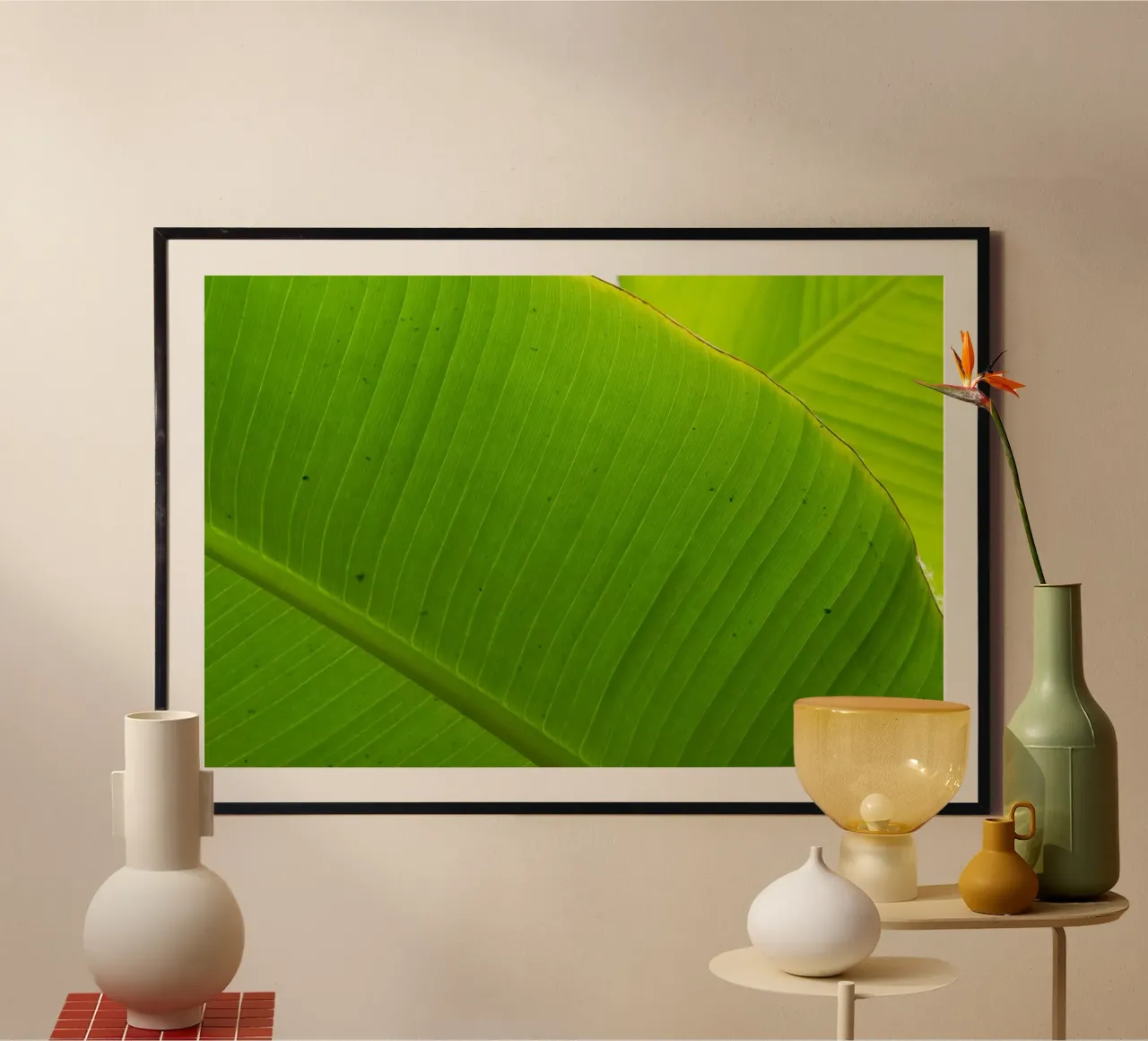 Leaf banana hahnemühle by Teresa André
