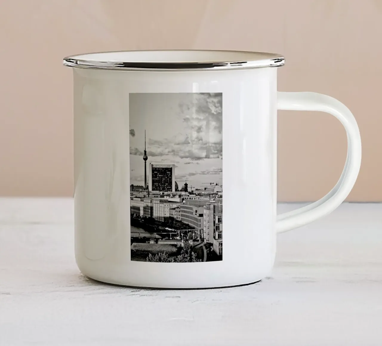 Berlin Sunset tazza in smalto da Anja Hebrank Photography