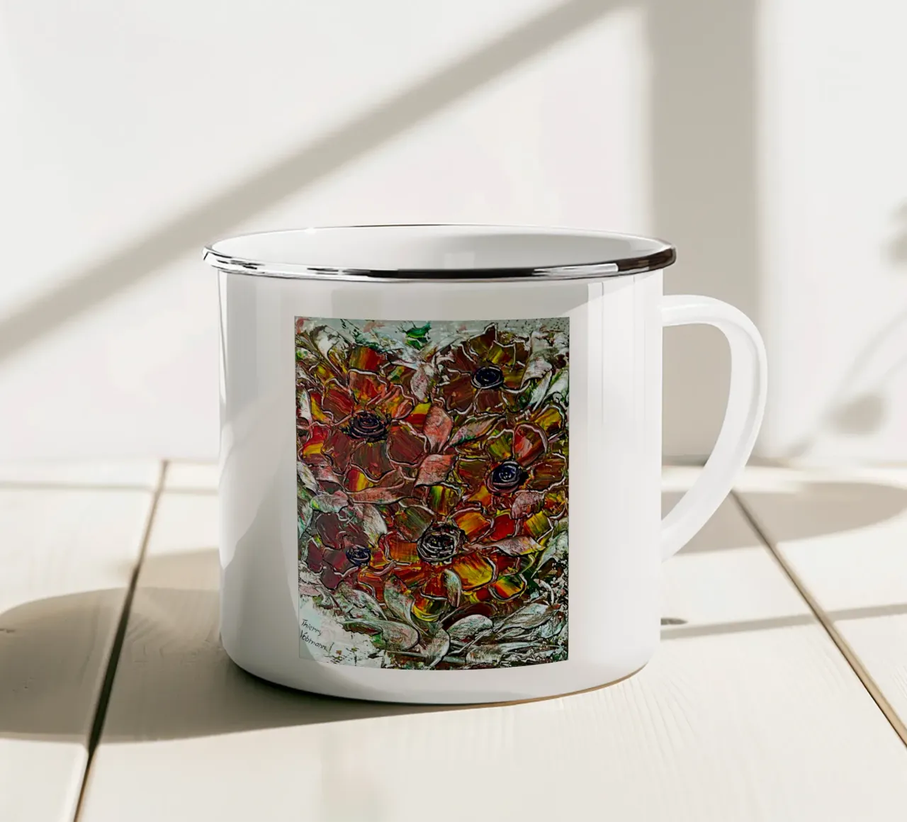 3D DREAM 7 tazza in smalto da Thierry Vobmann Abstract painting
