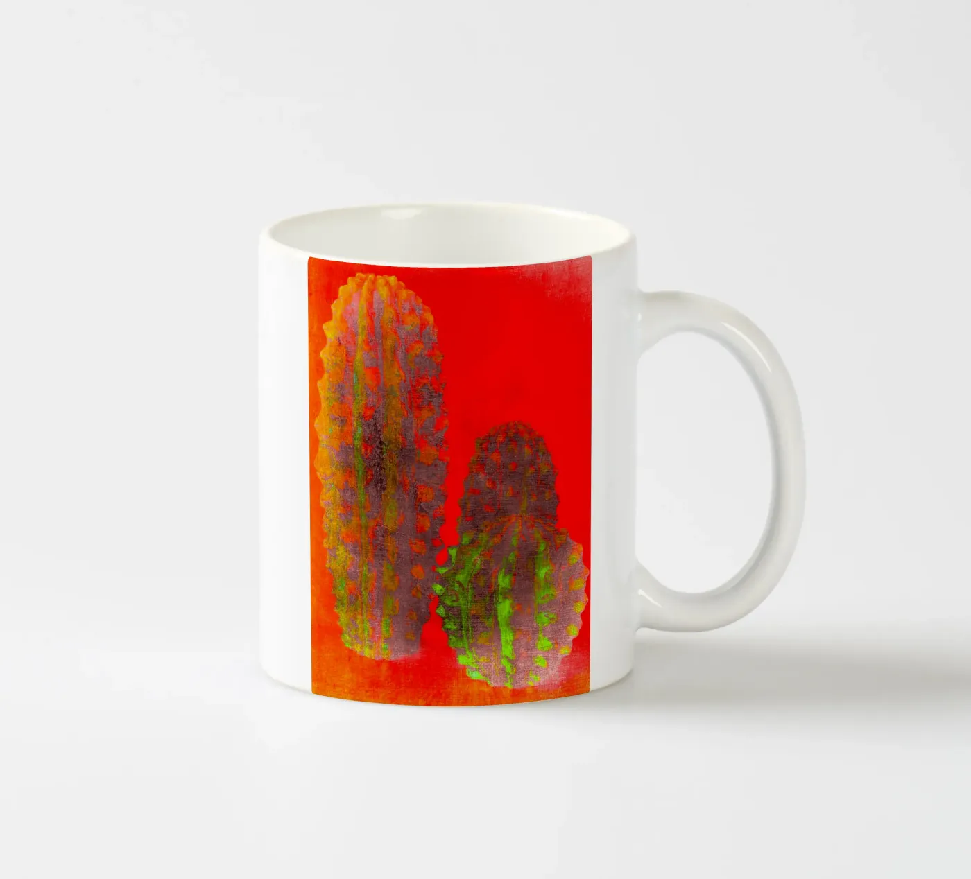 Three cactus ceramic mug by Teresa André