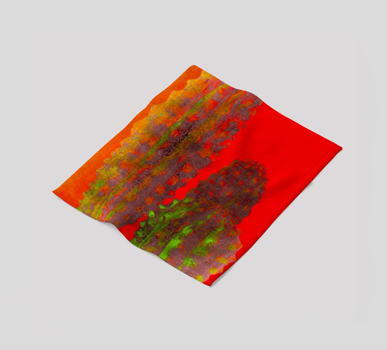 Three cactus fleecedeken van Teresa André