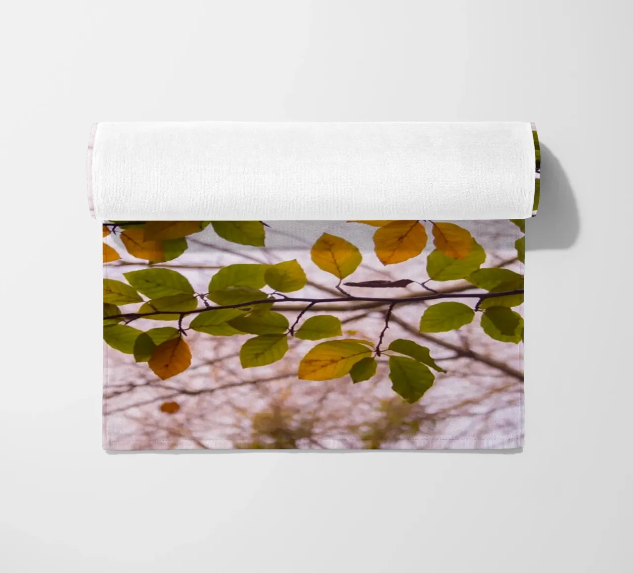 Tree branch beach towel by Teresa André