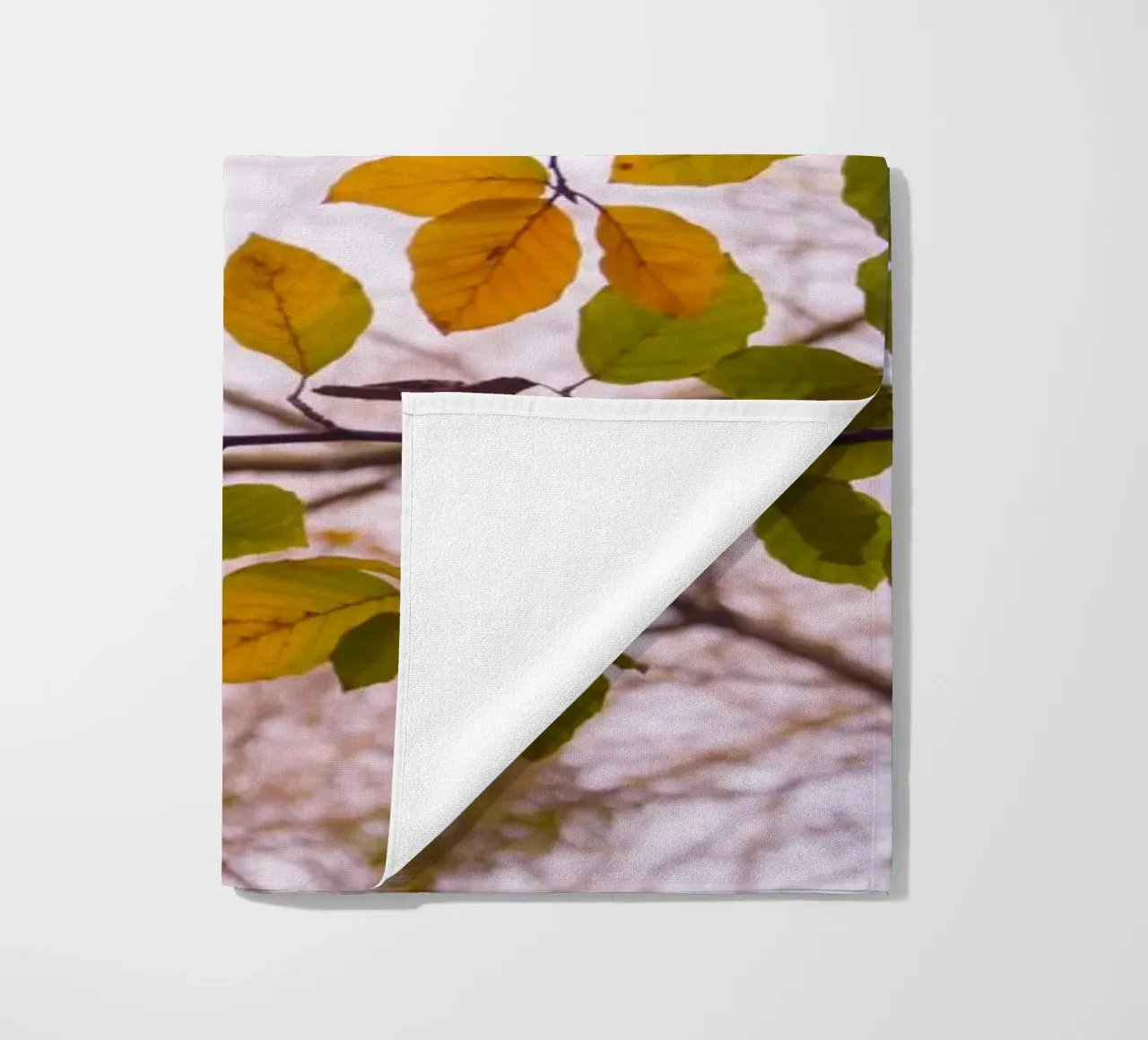 Tree branch beach towel by Teresa André