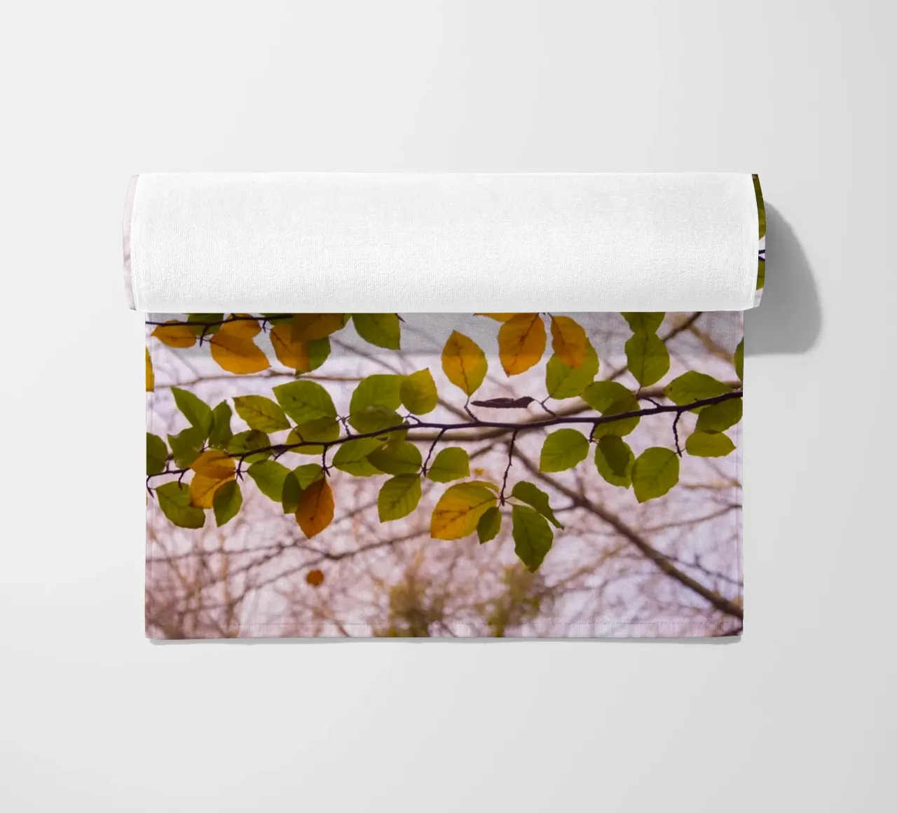 Tree branch beach towel by Teresa André