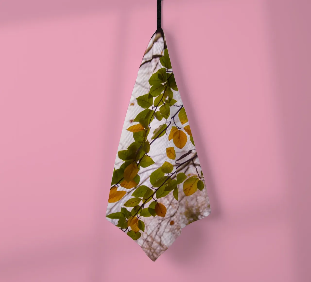 Tree branch tea towel by Teresa André