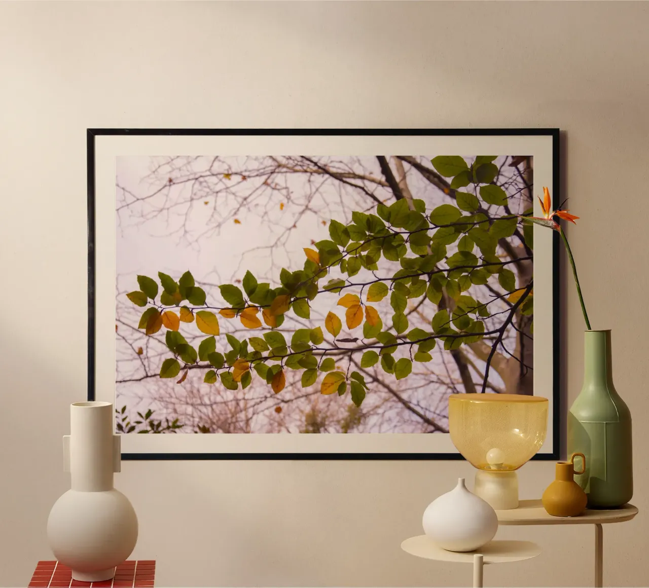 Tree branch hahnemühle by Teresa André