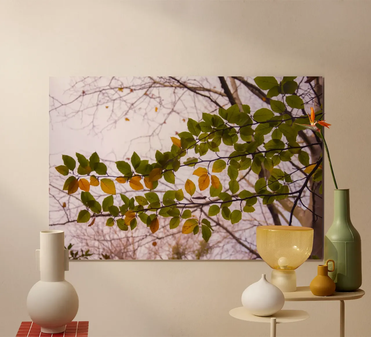 Tree branch hahnemühle by Teresa André