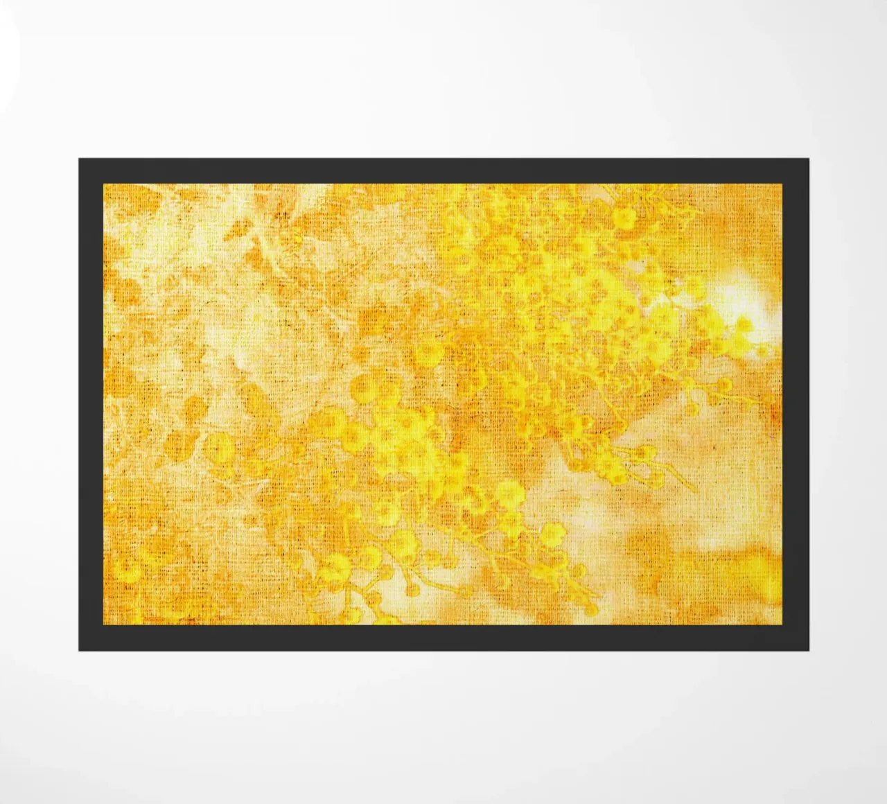 Fiori giallo mimosa zerbino da Teresa André