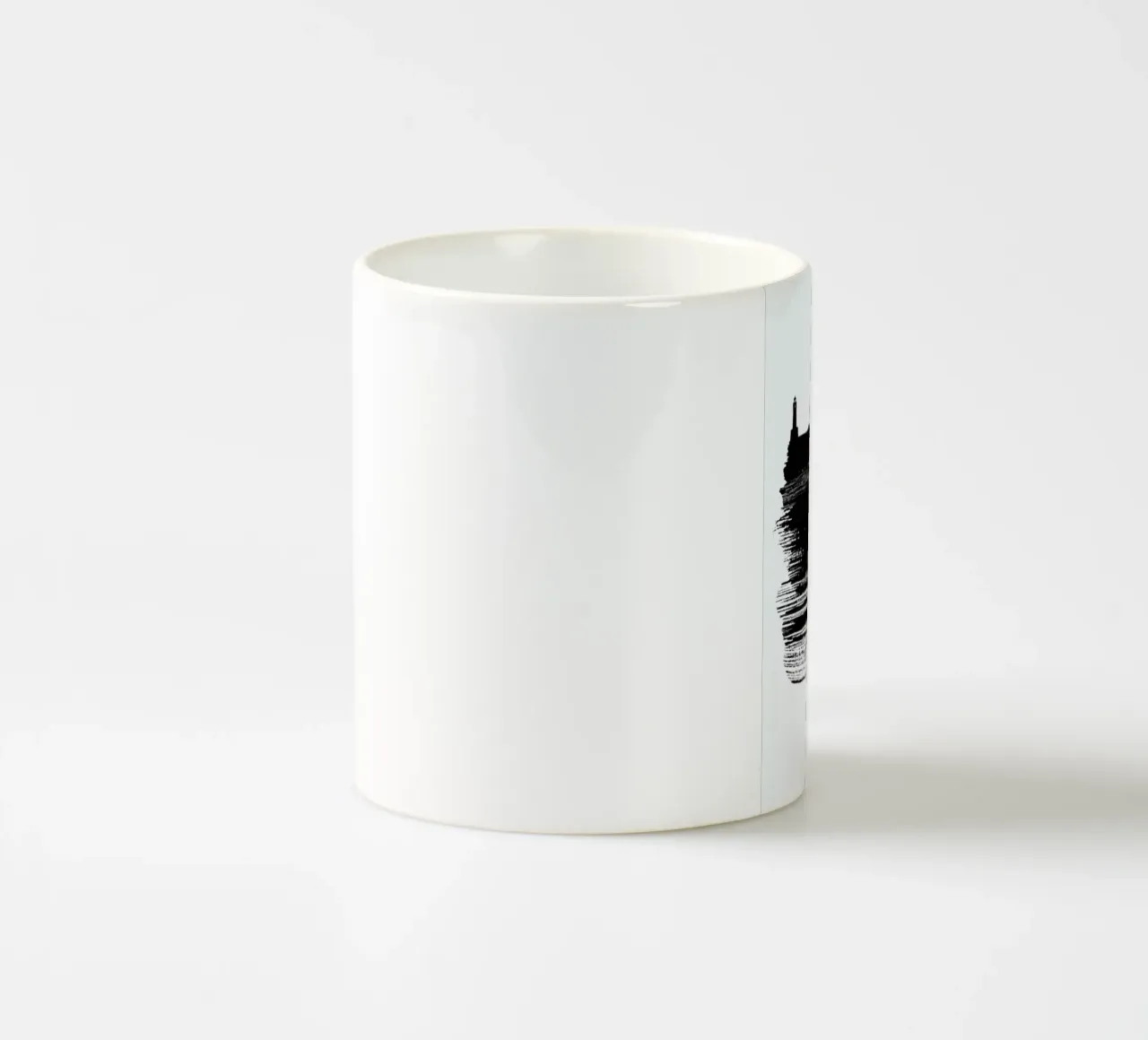 Nice Skyline Brush Stroke tazza in ceramica da Naxart