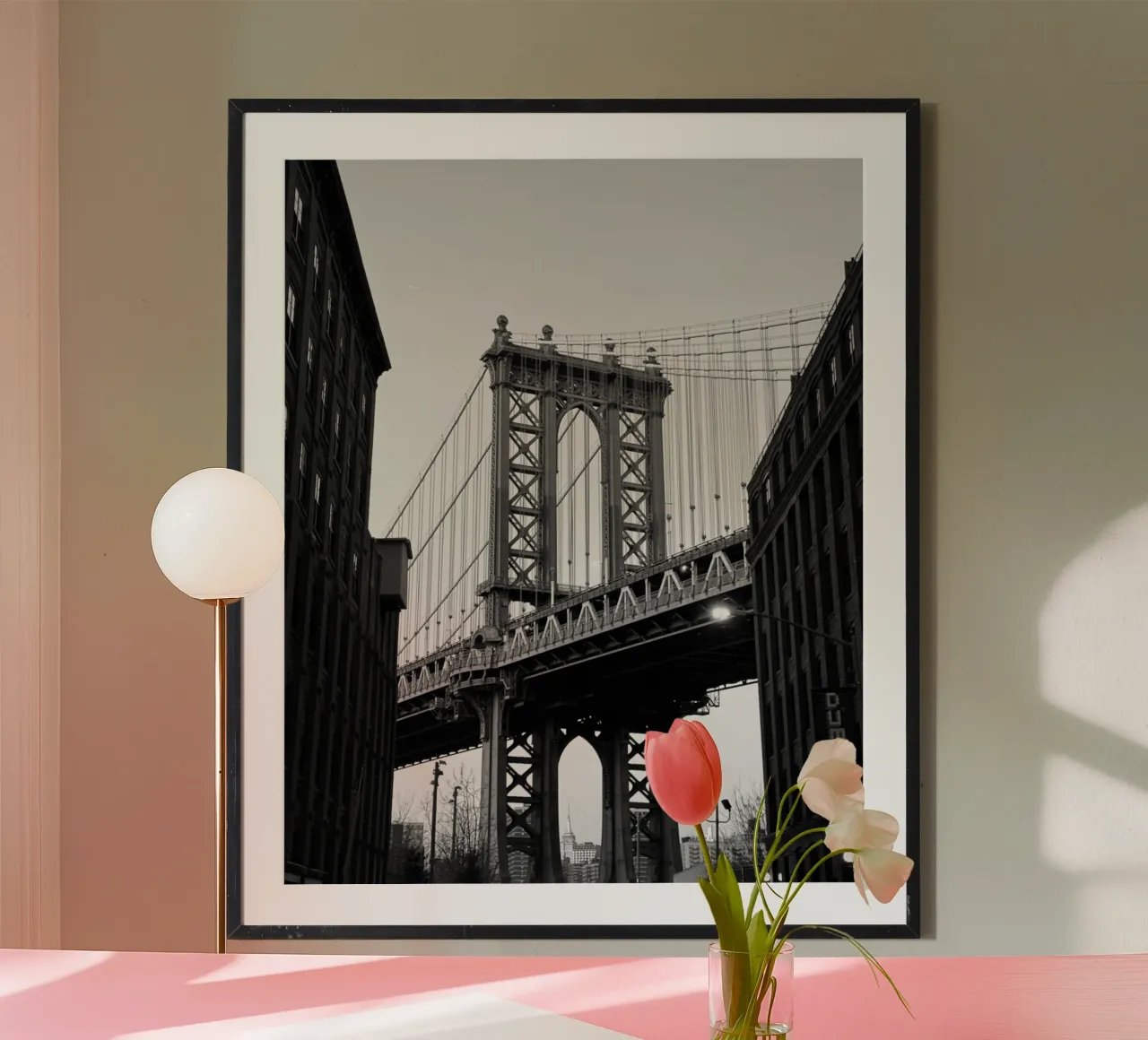 New York Brooklyn Bridge x Dumbo hahnemühle by hanstudio