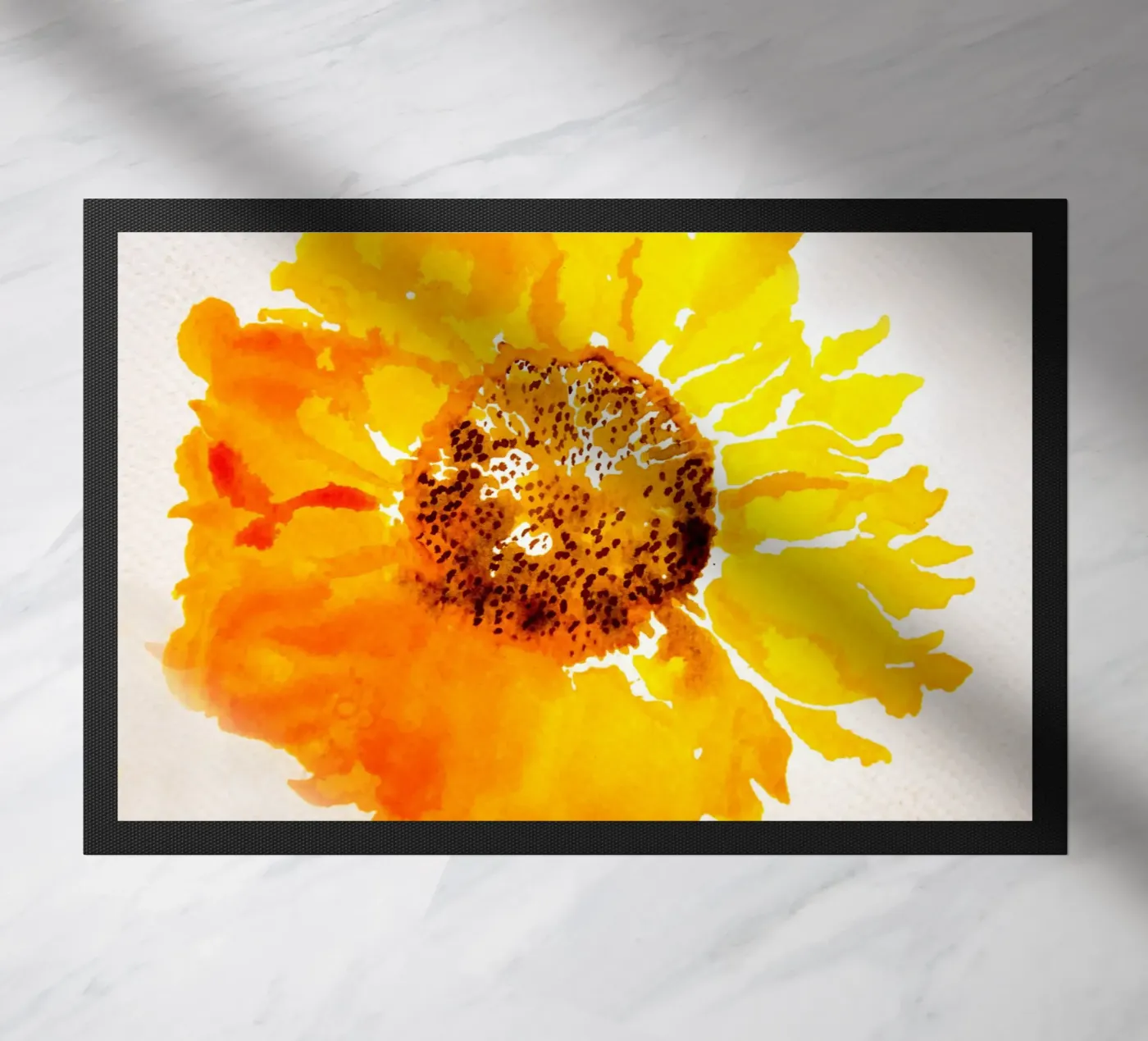 sun flower doormat by Teresa André