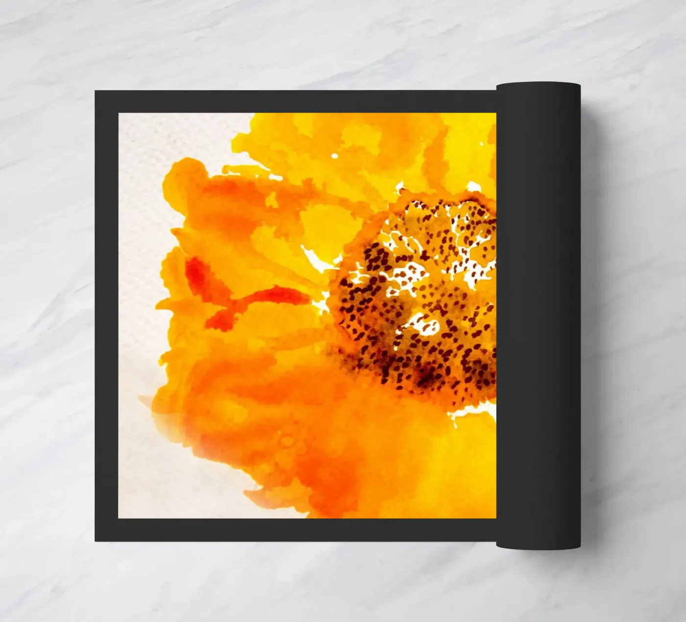 sun flower doormat by Teresa André