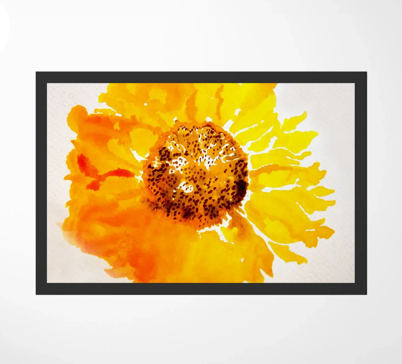 sun flower doormat by Teresa André