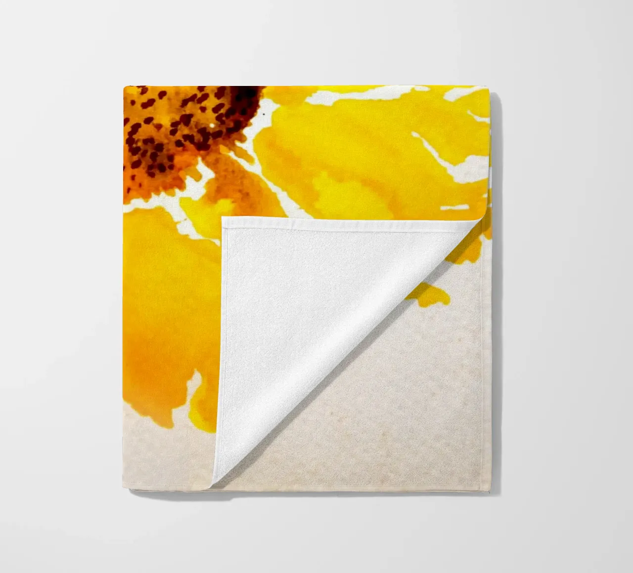 fiore del sole telo mare da Teresa André