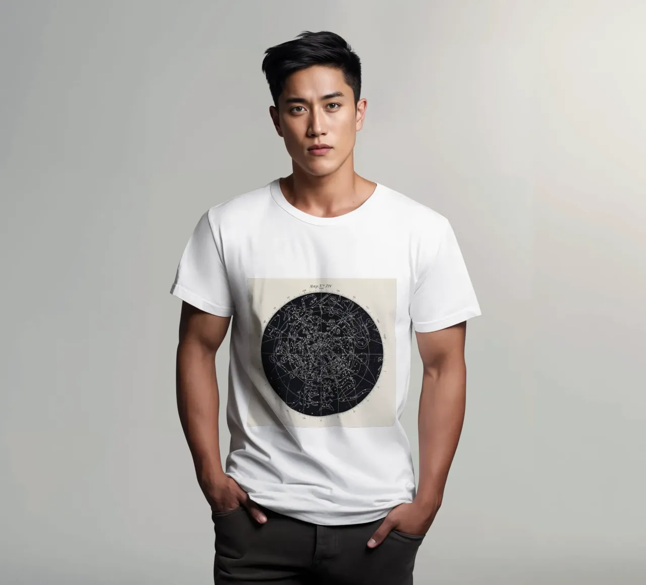 Map n°XIV t-shirt da Astër