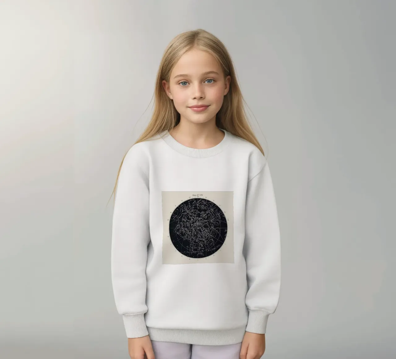 Map n°XIV Kinder Sweatshirt von Astër