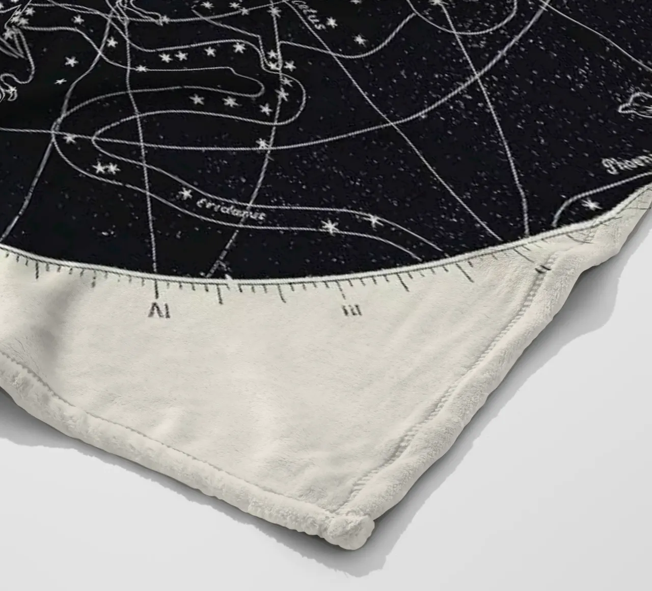 Map n°XIV fleece blanket by Astër