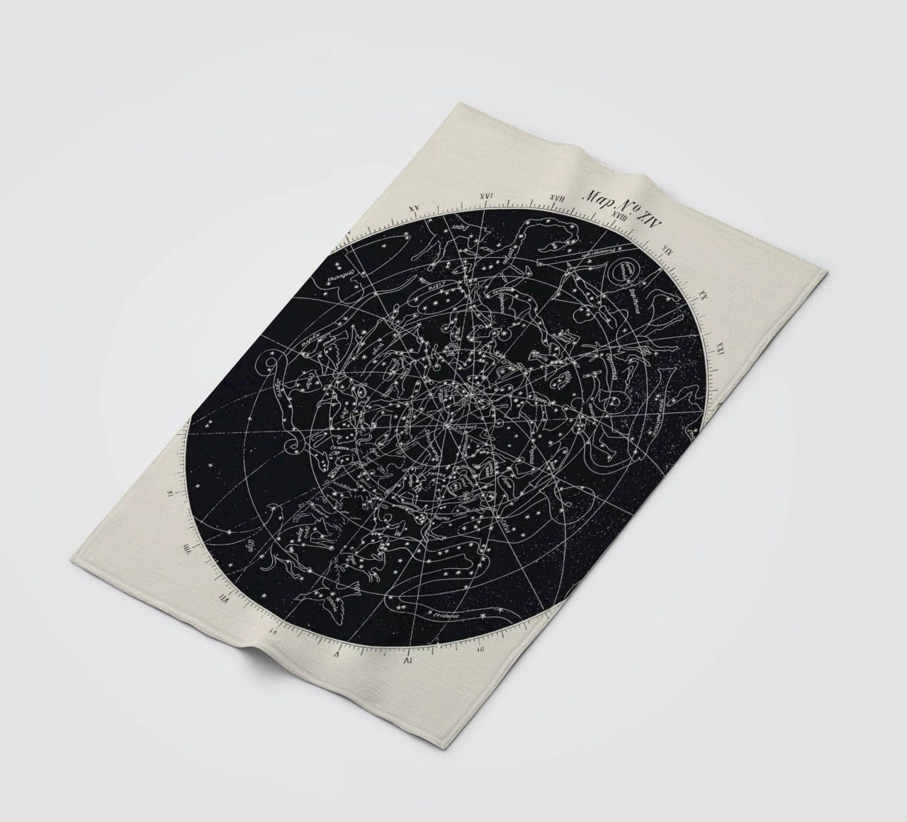 Map n°XIV coperta in pile da Astër