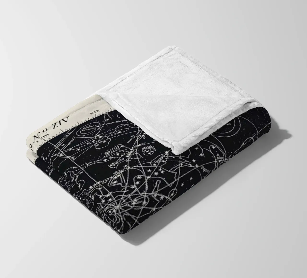 Map n°XIV fleece blanket by Astër