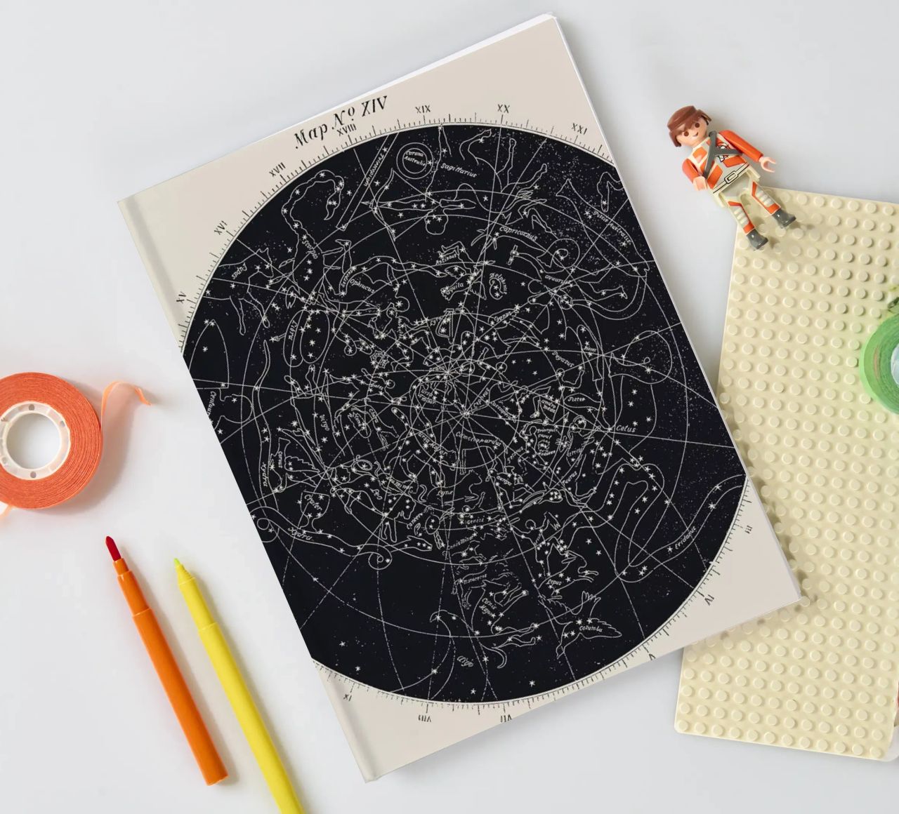Map n°XIV notebook by Astër