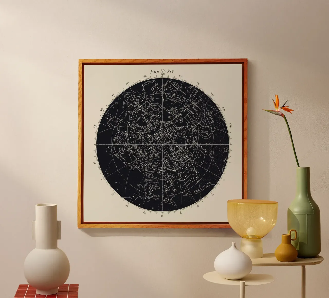 Map n°XIV plexiglass da Astër