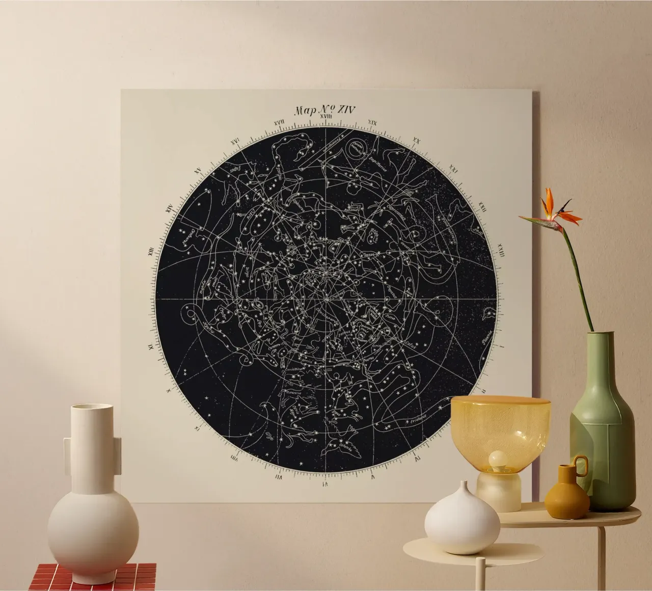 Map n°XIV plexiglass da Astër