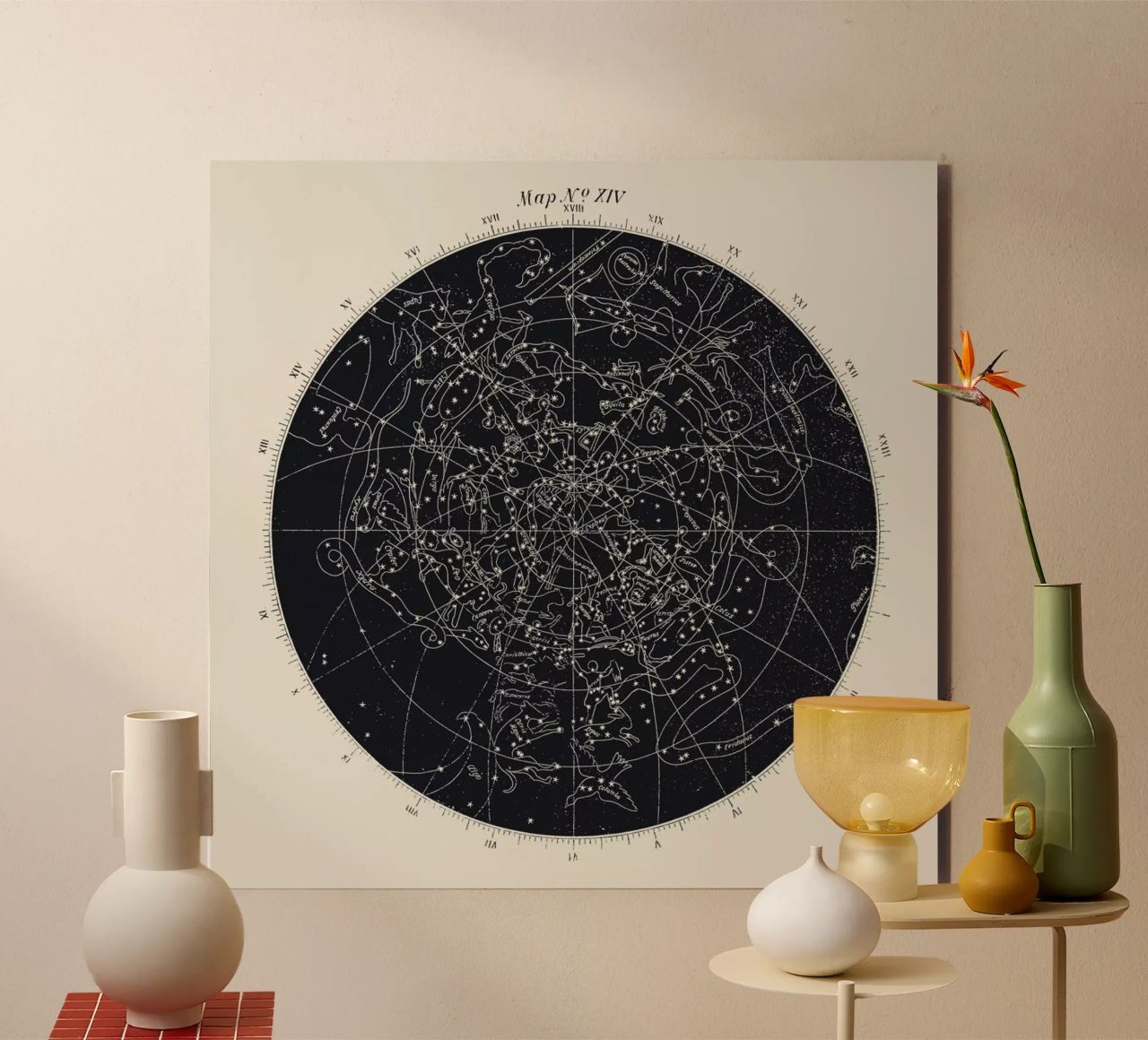 Map n°XIV alluminio dibond da Astër