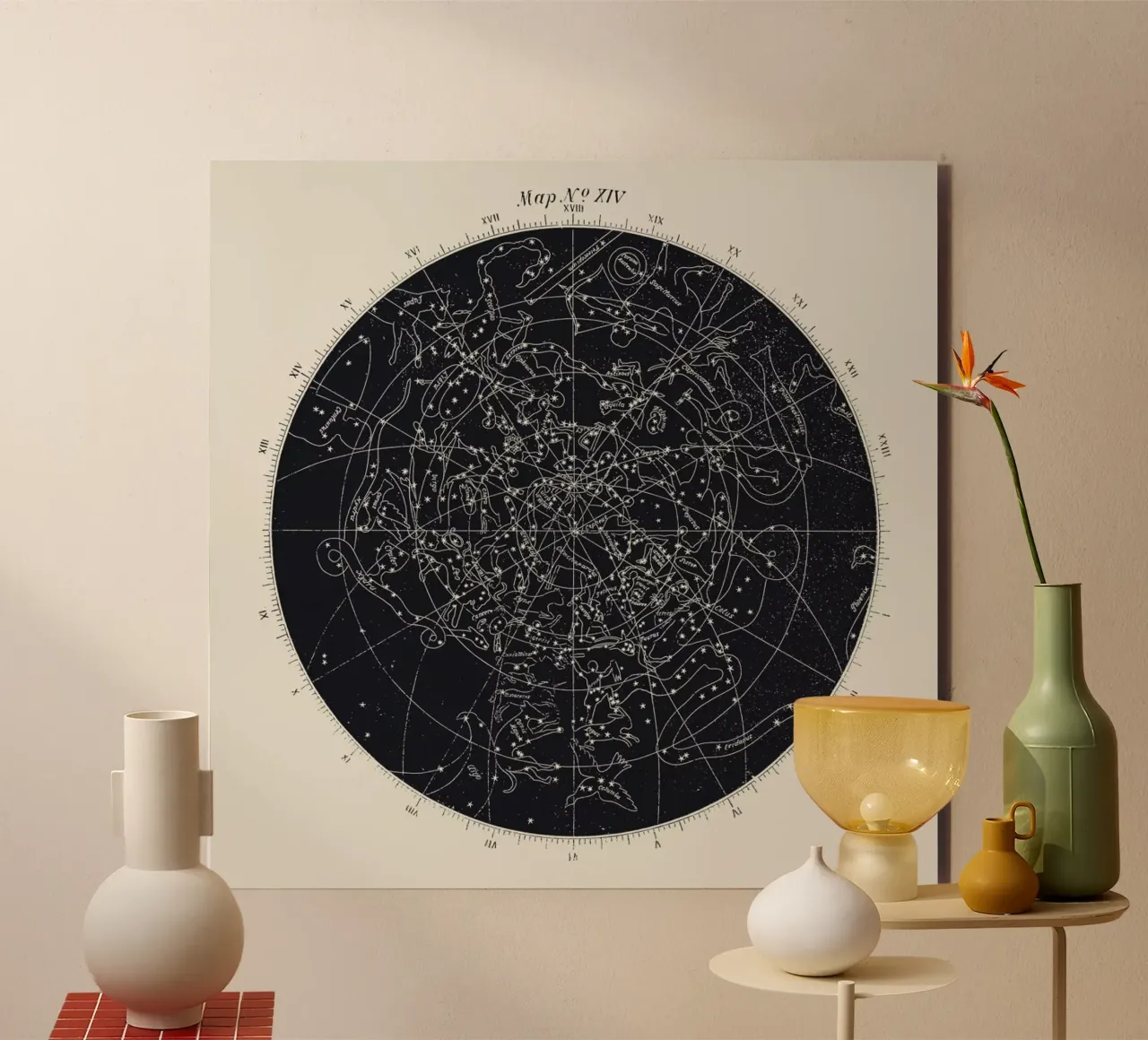 Map n°XIV alluminio dibond da Astër