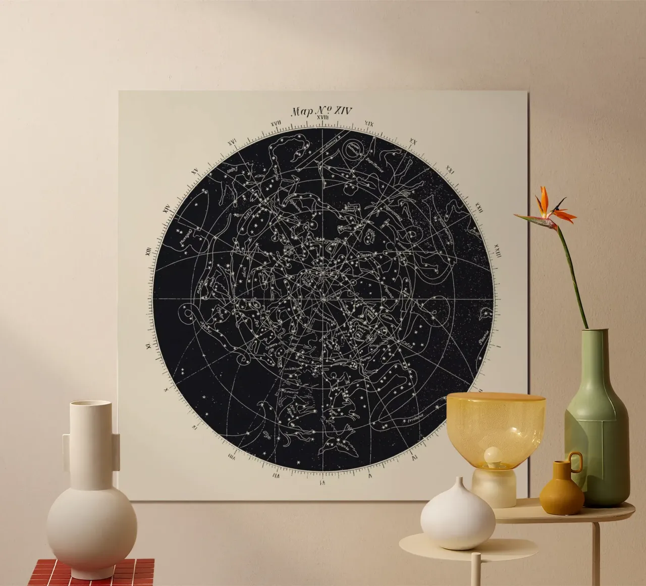 Map n°XIV poster da Astër