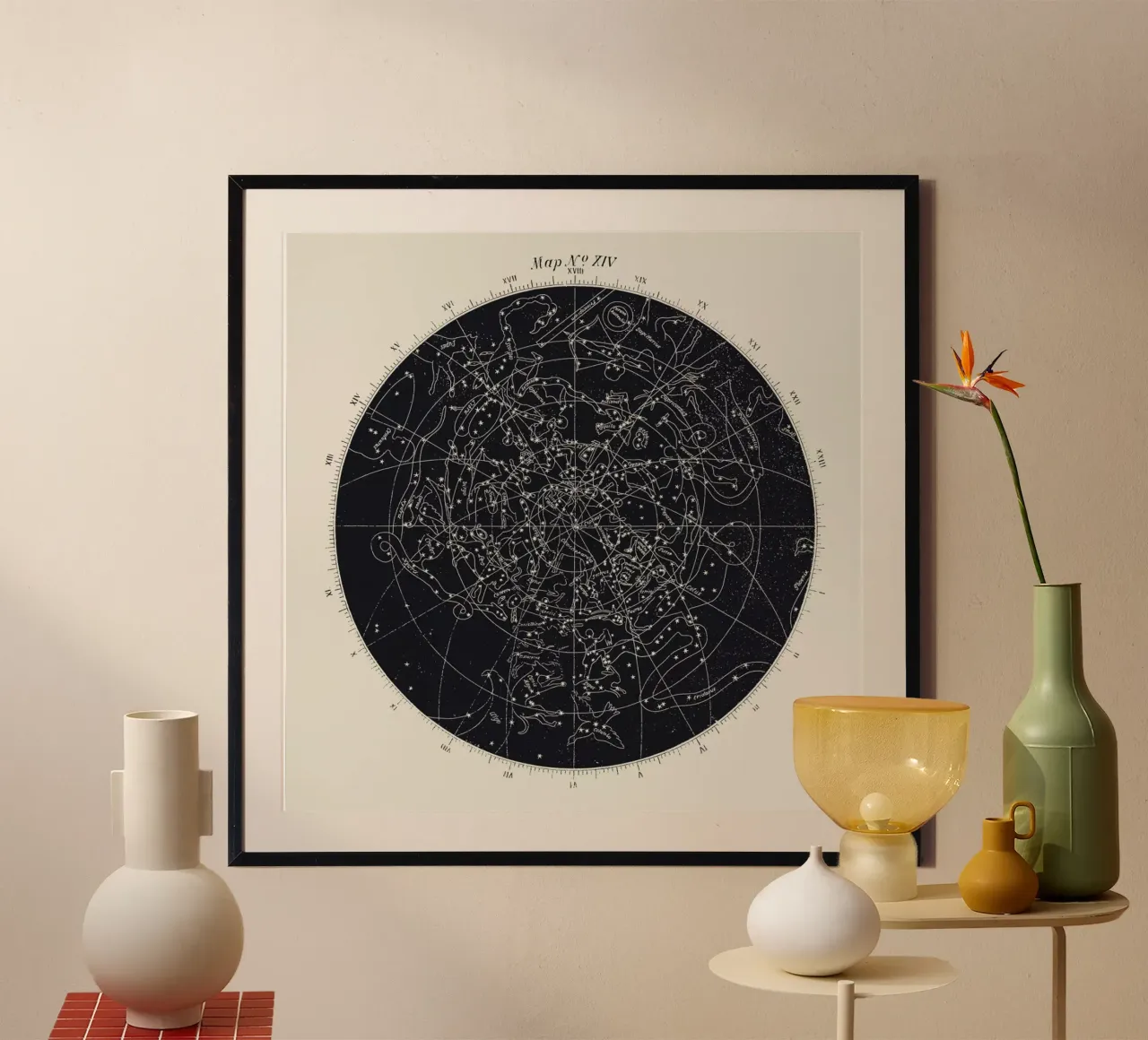 Map n°XIV poster da Astër