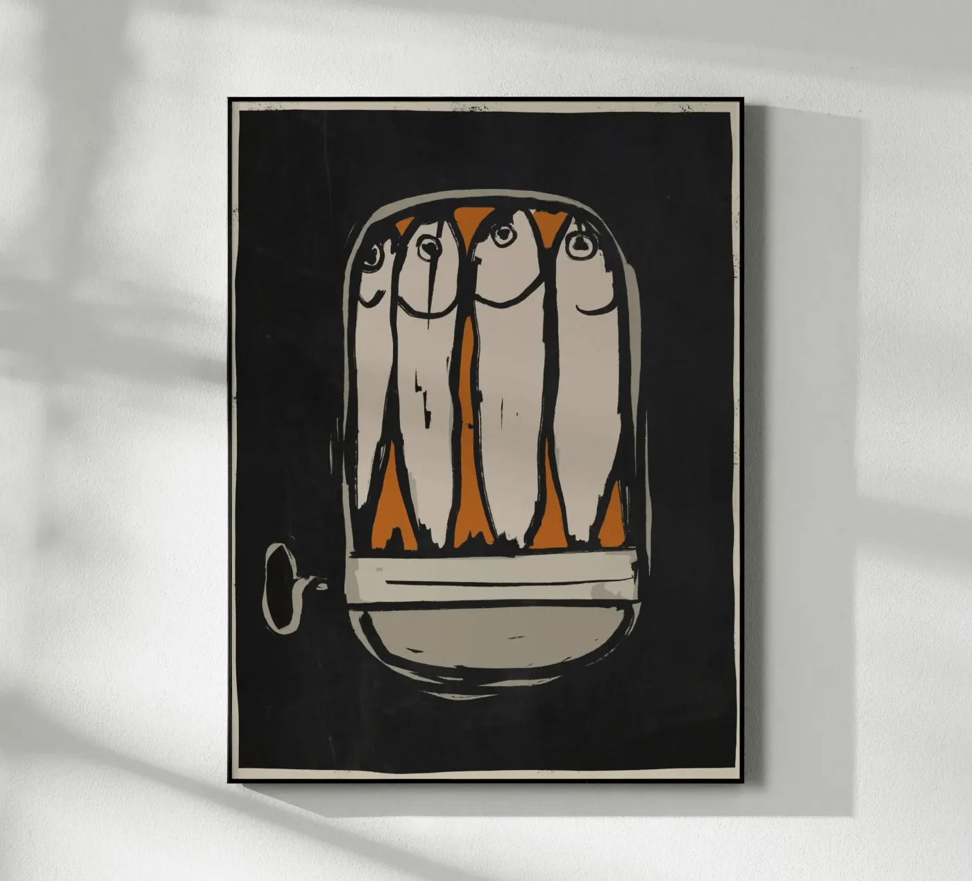 Sardinen Acryl-Glas von ThingDesign