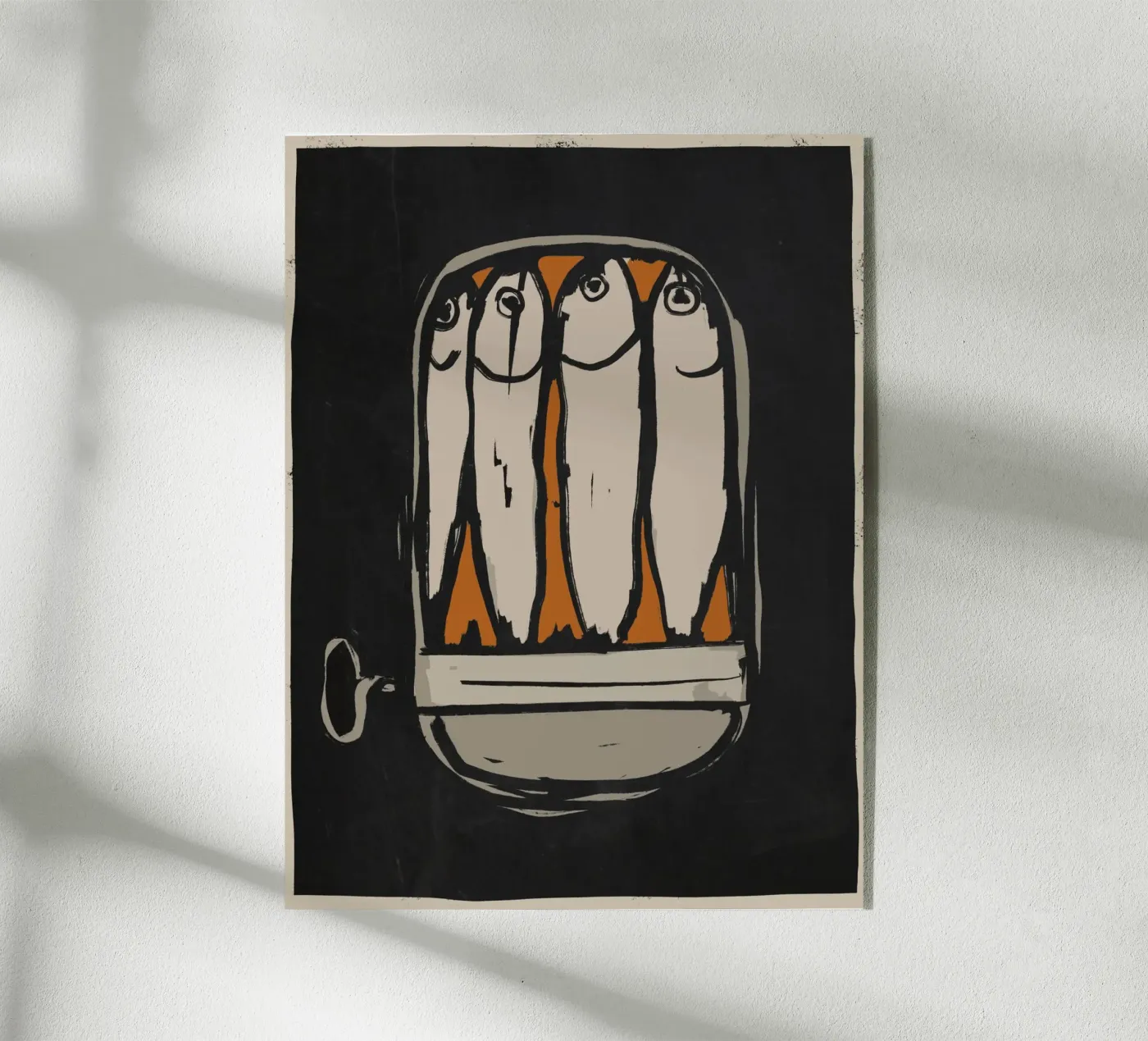 Sardinen Acryl-Glas von ThingDesign