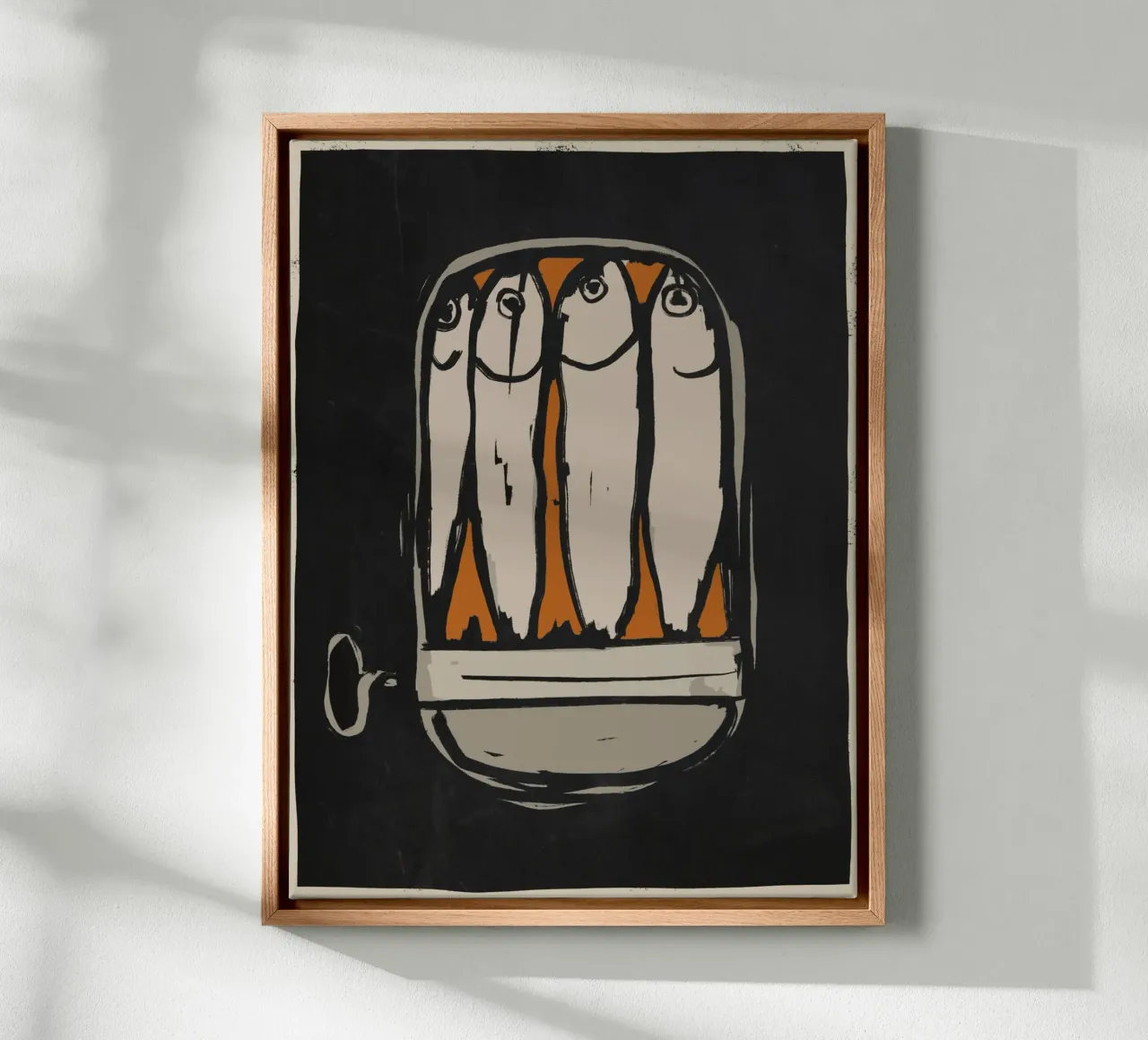 Sardines tela con Cornice a cassetta da ThingDesign