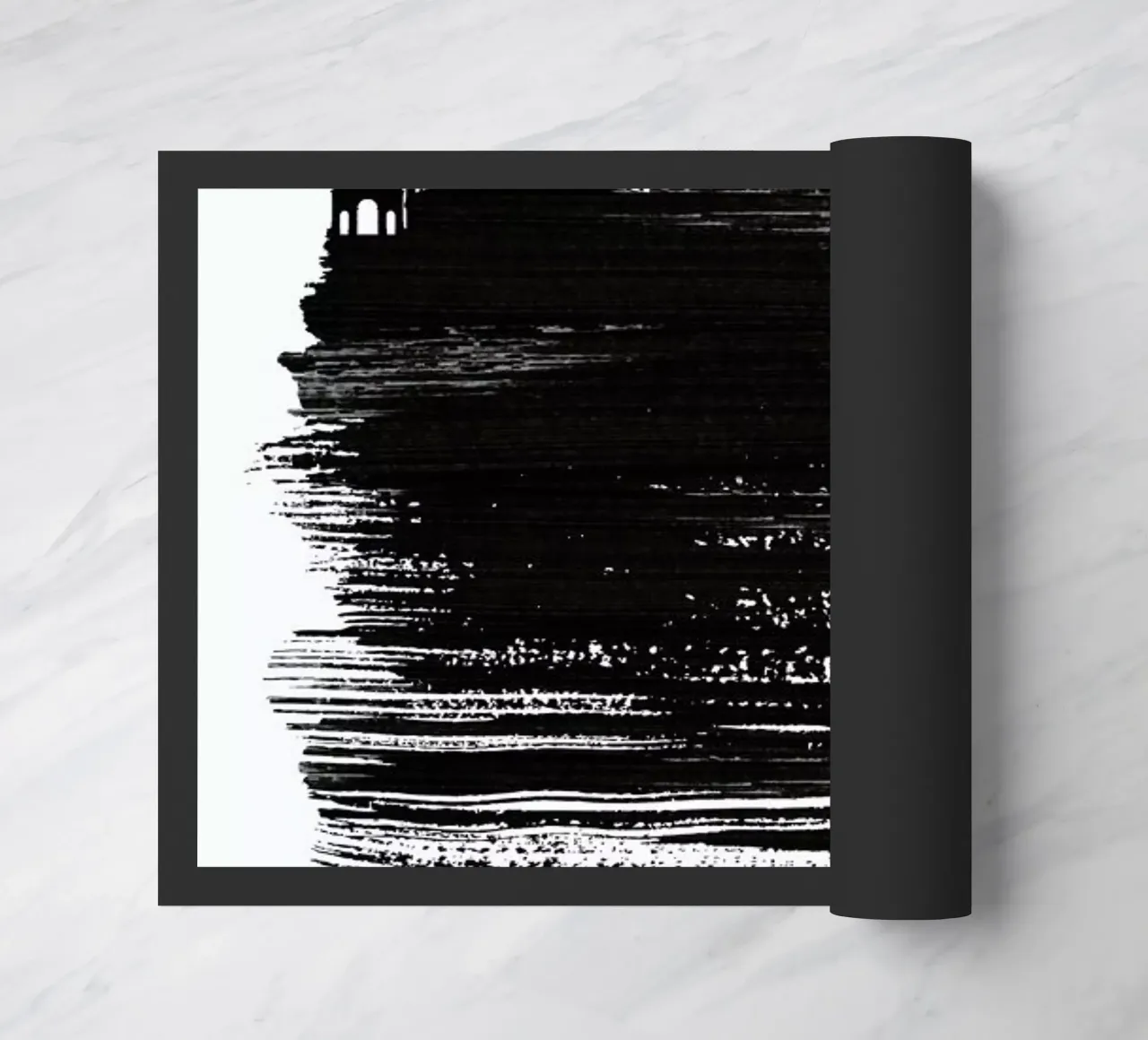 Rome Skyline Brush Stroke zerbino da Naxart