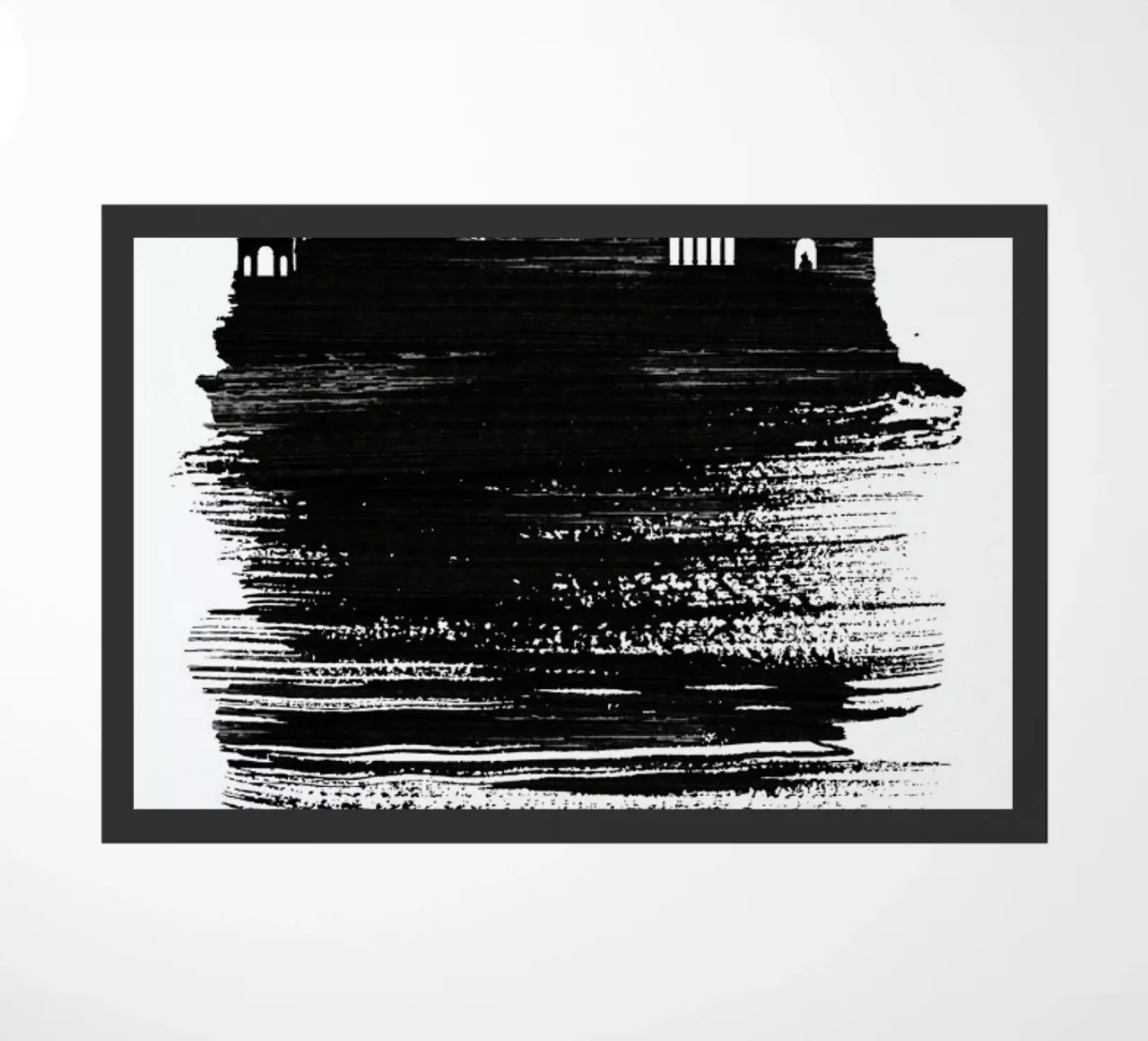 Rome Skyline Brush Stroke zerbino da Naxart
