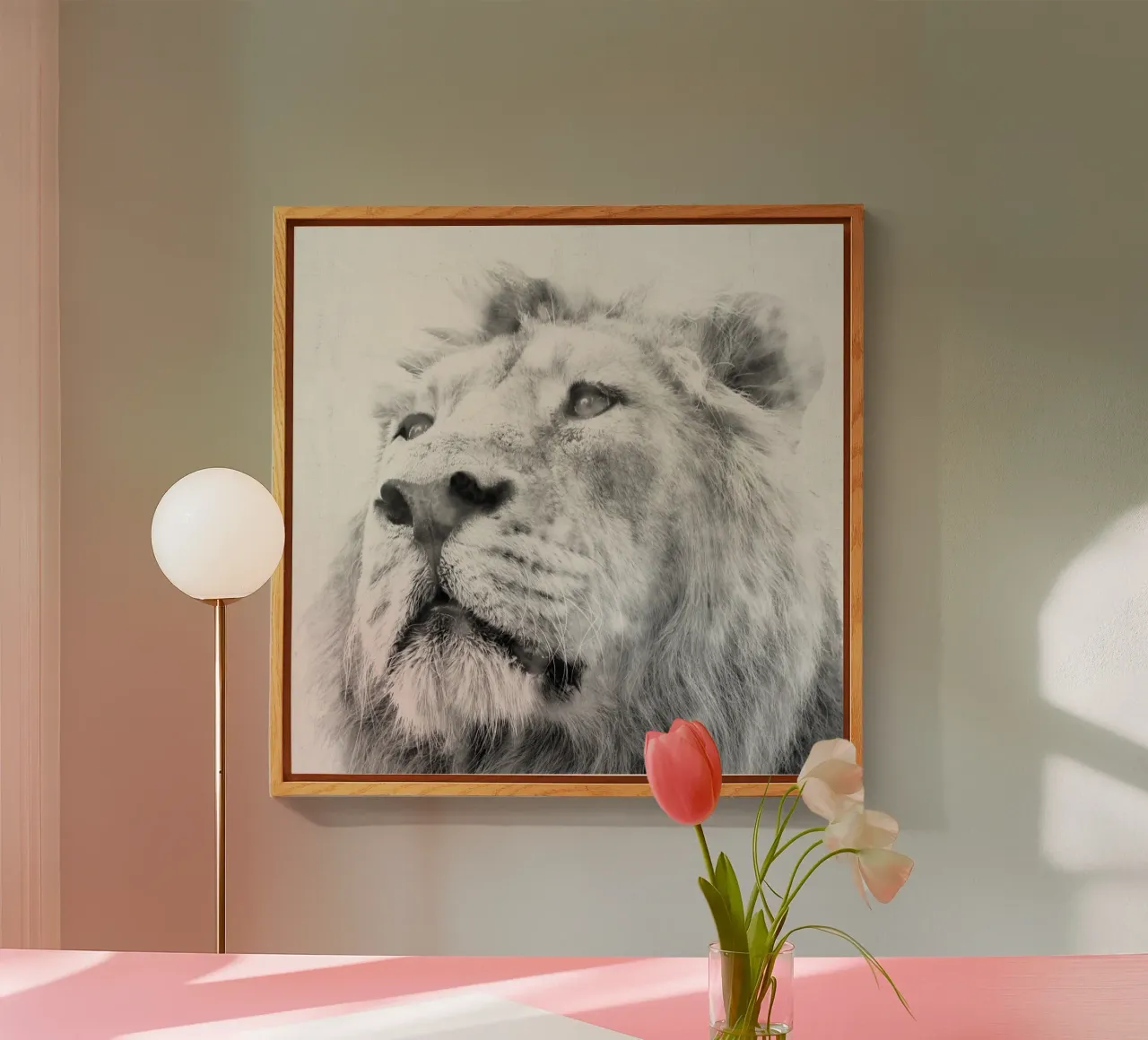 Leone plexiglass da Teresa André