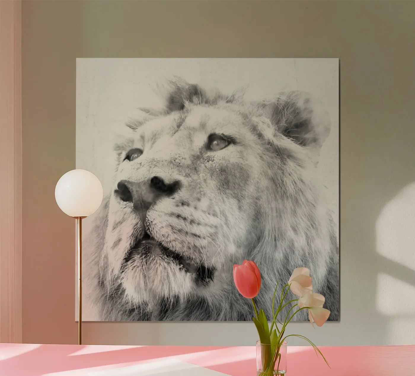 Löwe Poster von Teresa André