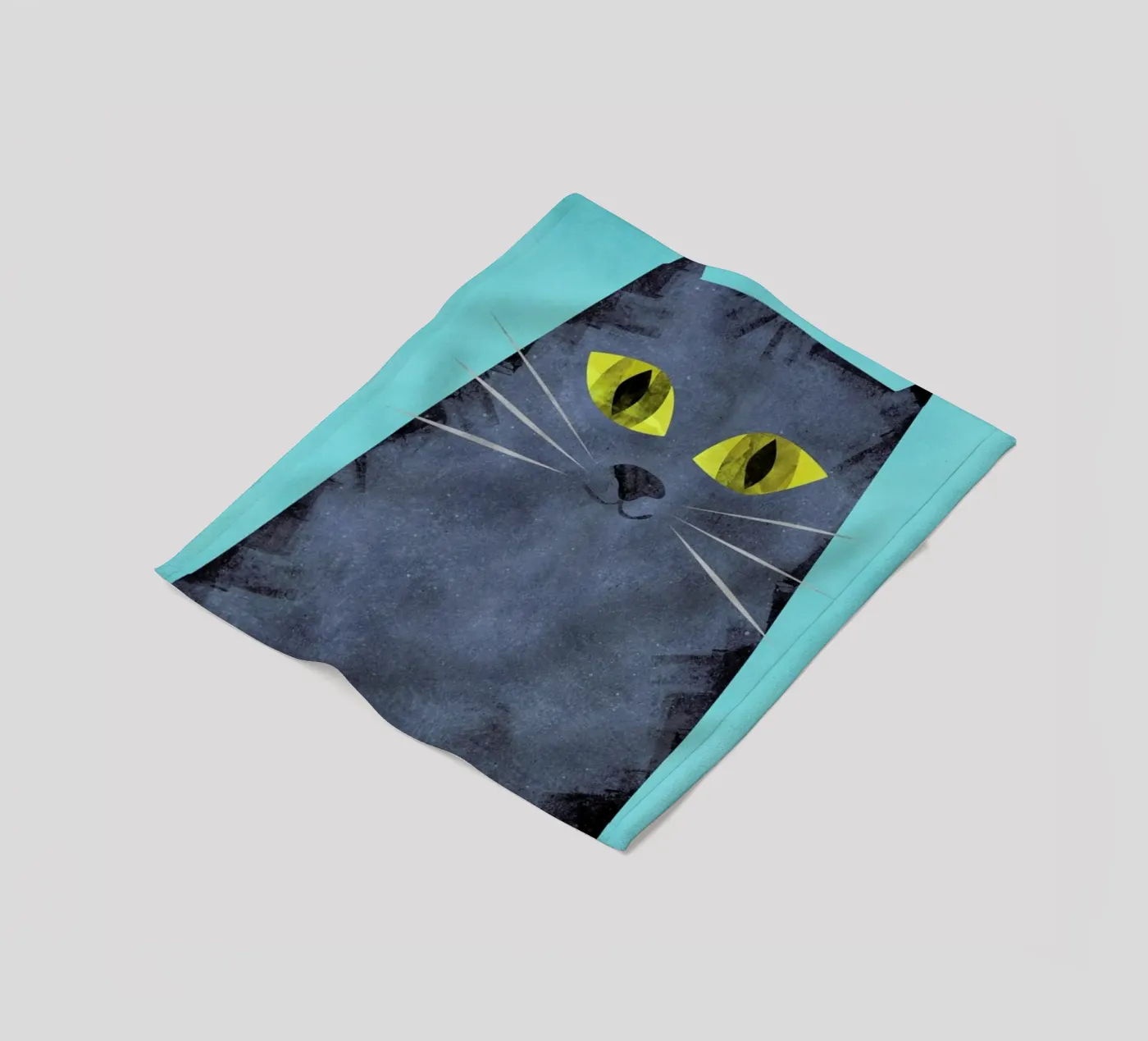 Tabby fleece blanket by Tracie Andrews