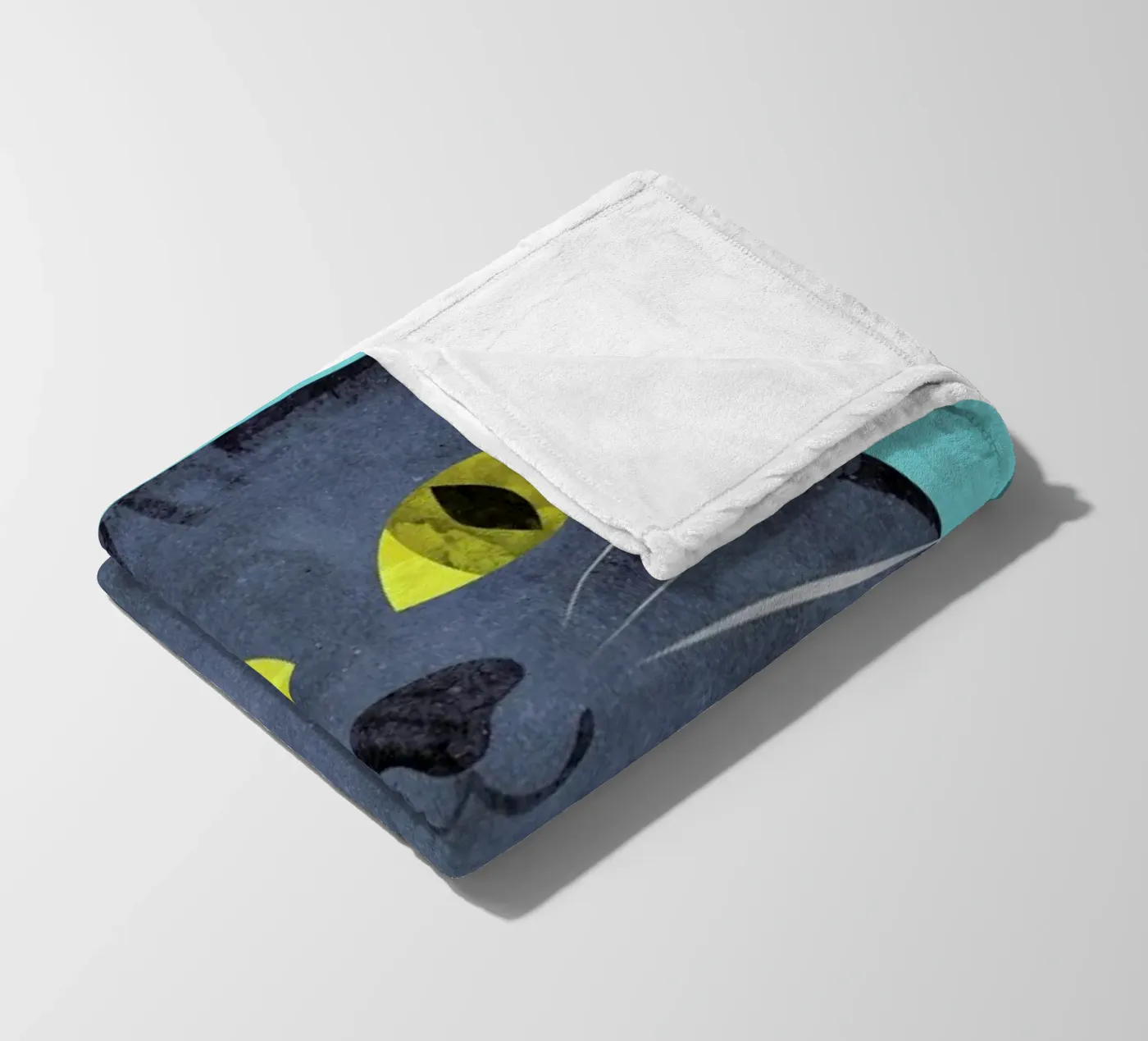 Tabby fleece blanket by Tracie Andrews