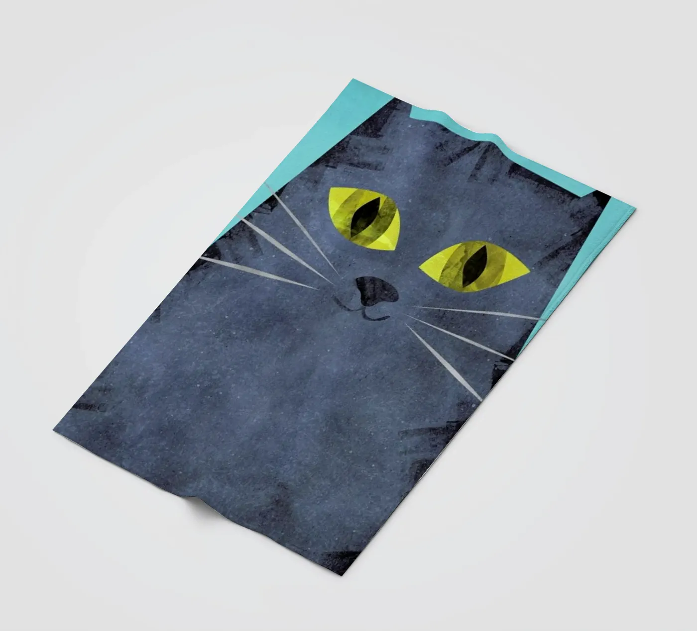 Tabby fleece blanket by Tracie Andrews
