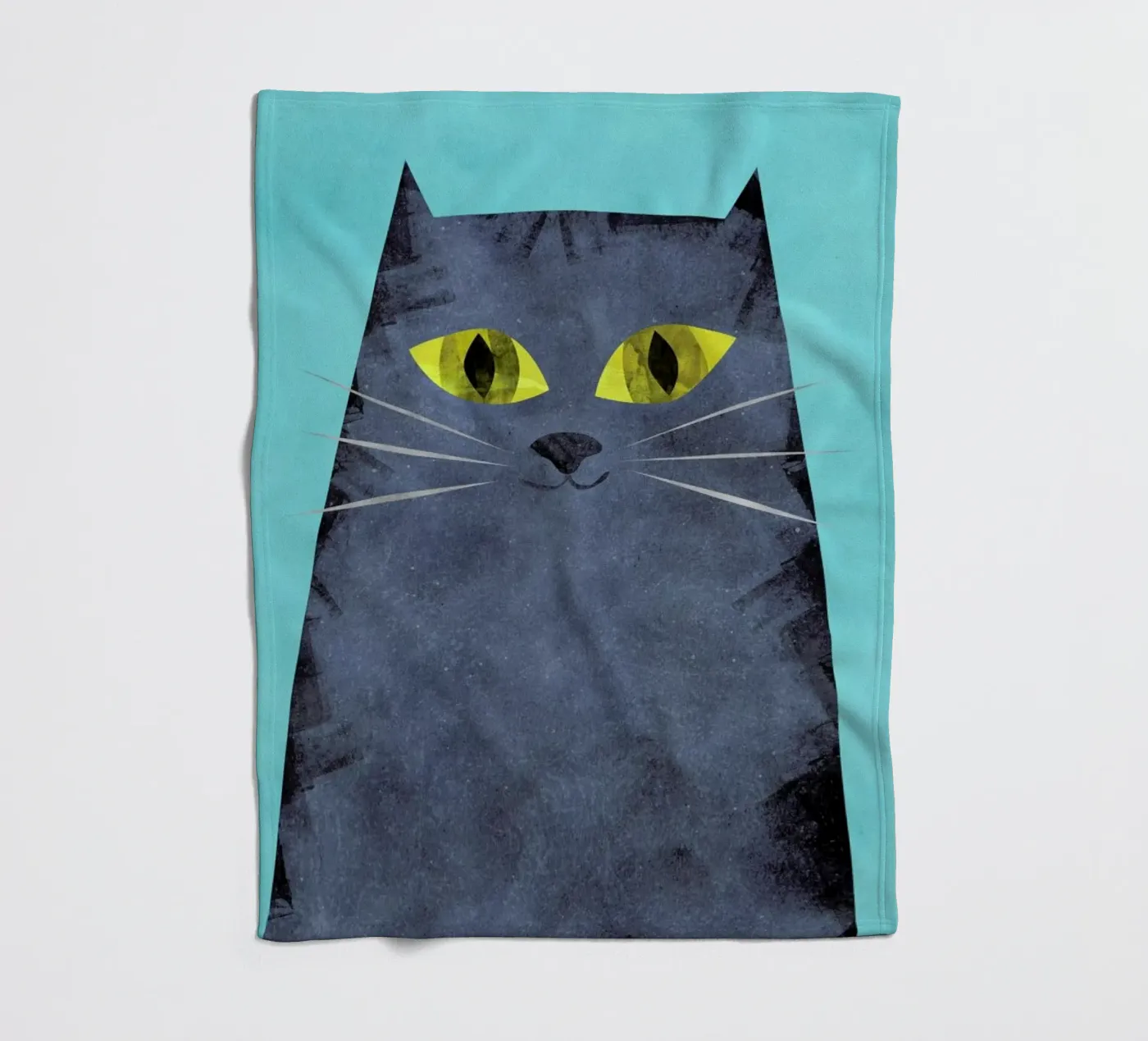 Tabby fleece blanket by Tracie Andrews