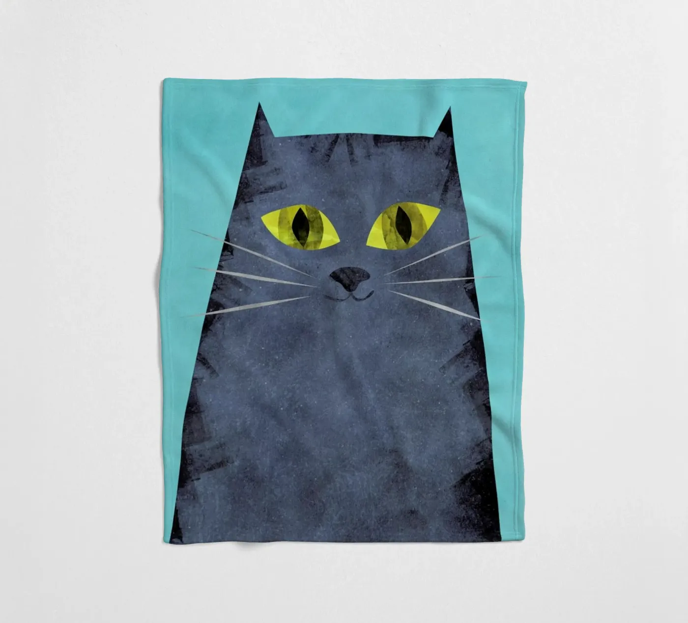 Tabby fleece blanket by Tracie Andrews