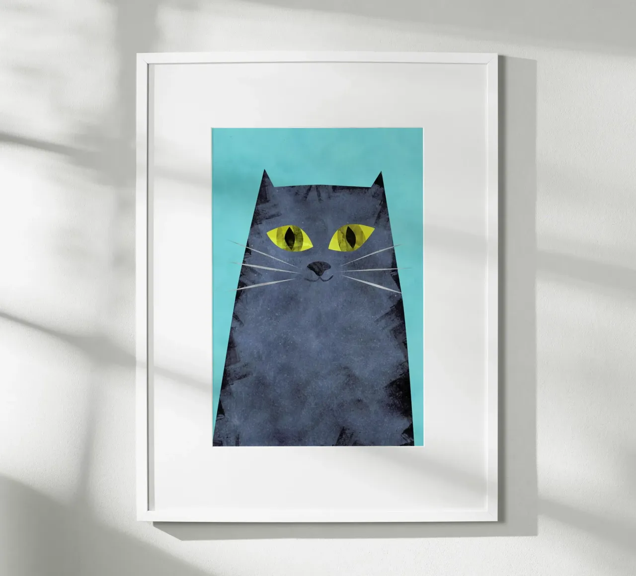 Tabby poster con telaio in alluminio da Tracie Andrews