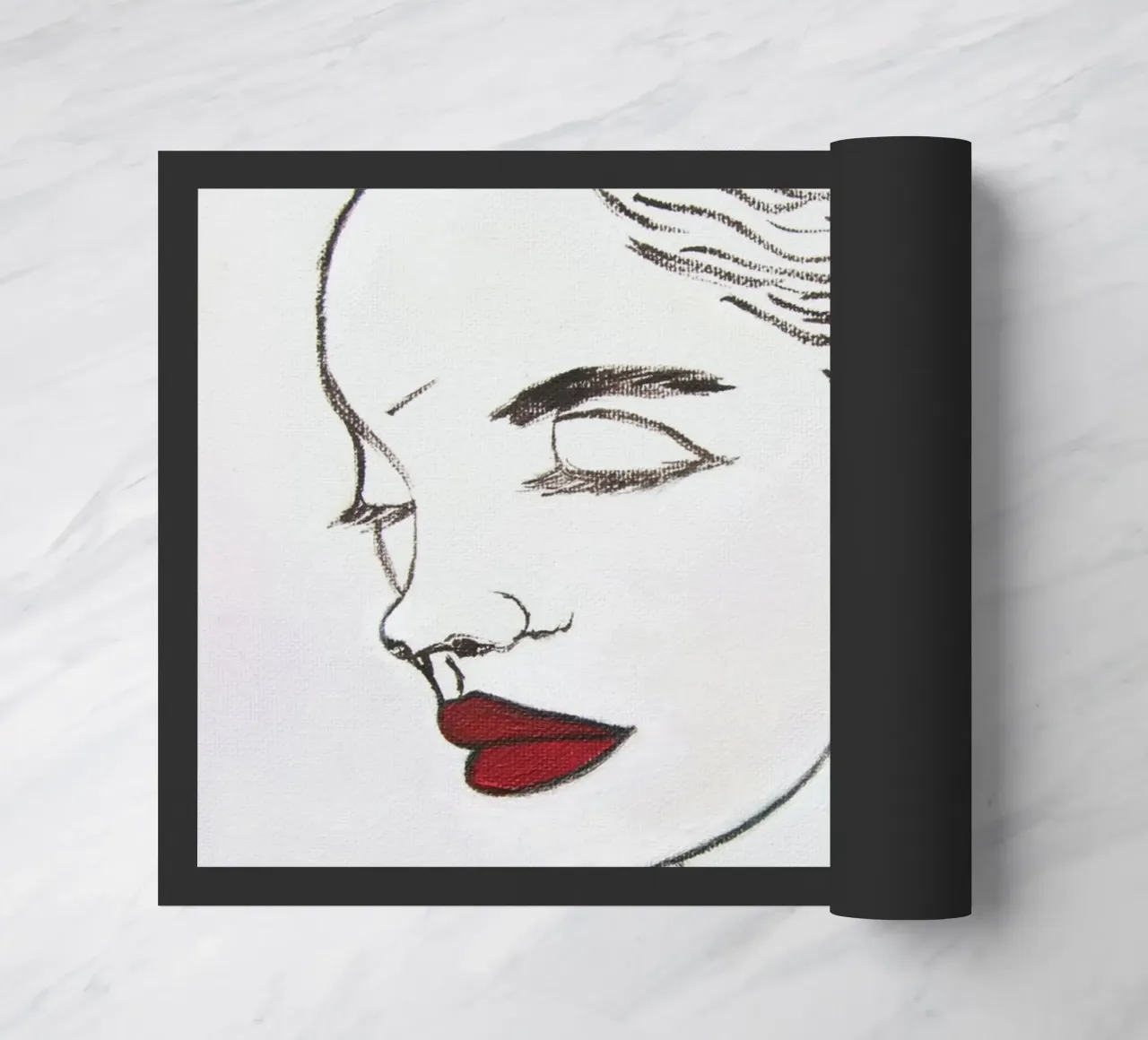 Donne e rosso zerbino da Teresa André