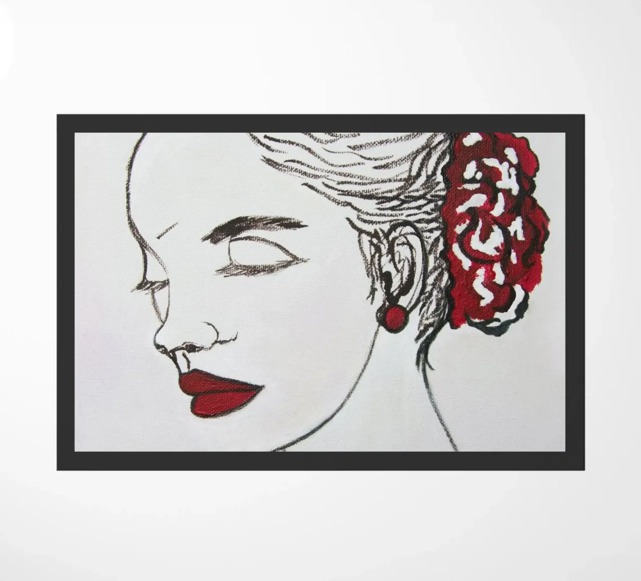 Donne e rosso zerbino da Teresa André