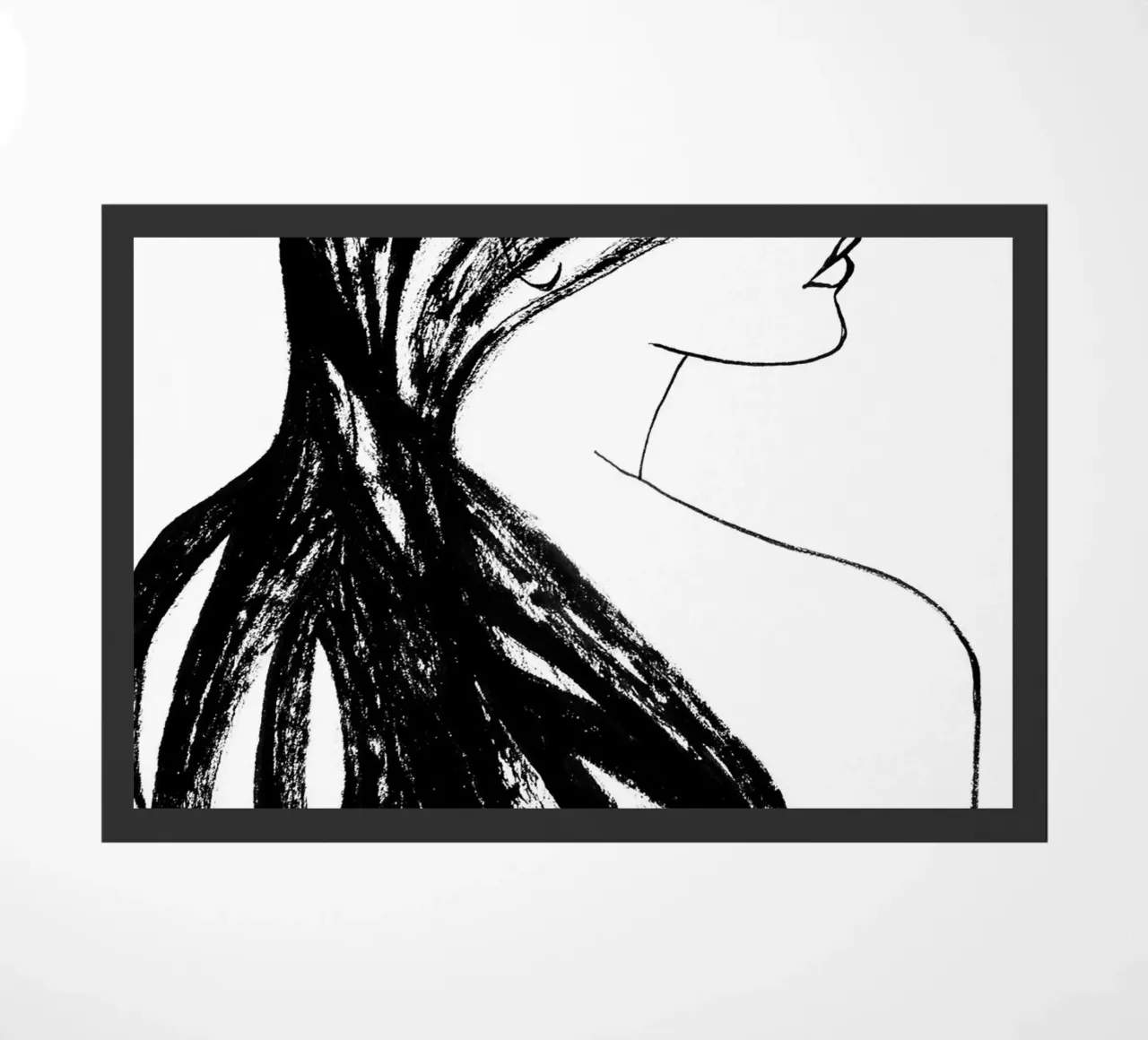 Profilo della donna zerbino da Teresa André