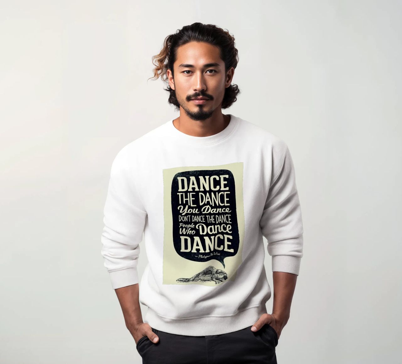 Platypus The Wise Sweatshirt von Victorsbeard