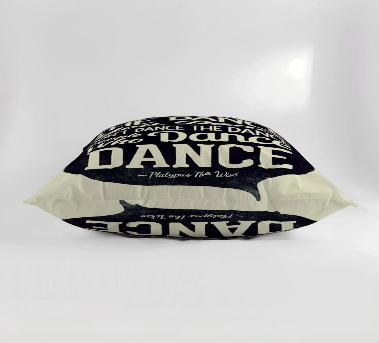 Platypus The Wise decorative cushion by Victorsbeard