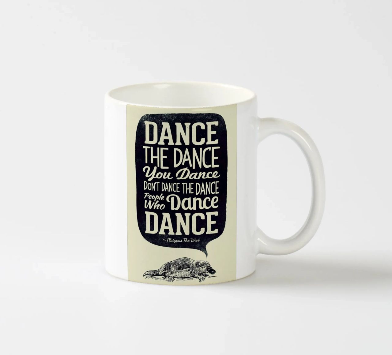 Platypus The Wise tazza in ceramica da Victorsbeard